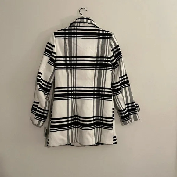 iZ Byer - Plaid Peacoat - Size Small - Picture 8 of 10